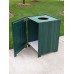 JPSLR32 Square Recycled Plank Receptacle 32 Gallon