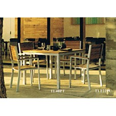 TL40PT Teak Dining Table 40x40x30