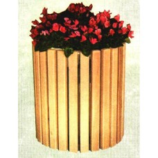 WSRP2624RP Windsor Select Round Planter 26x24 Recycled Plank
