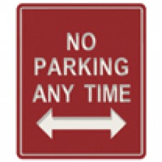 Small No Parking sign