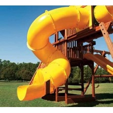 30 inch Spiral Tube Slide  - Deck Height 7 foot