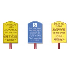 2-12 year old Playground Safety Sign