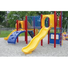 5 foot Deck Height Double Wall Wave Slide