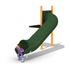Tube Slide for 8 foot deck height 30 inch diameter 90 Degree Right