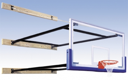 Super Mount Stationary wallmount basketball system