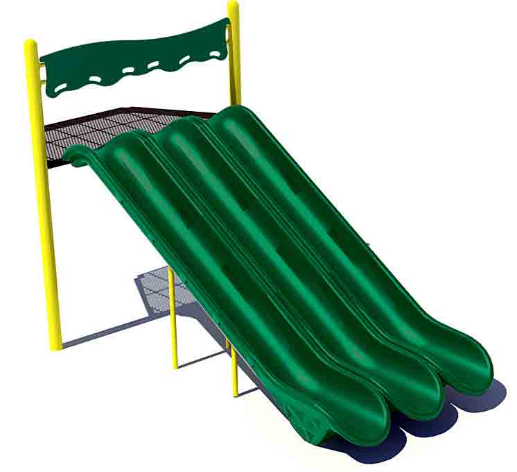 Tri Chute Straight Slide