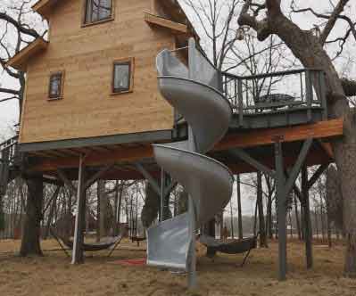 Tree House Slide