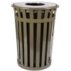 Oakley Collection Trash receptacle with flat top
