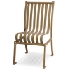 Hamilton Chair Horizontal Slat Hammered Edge - No Arms