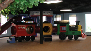 theme playground train