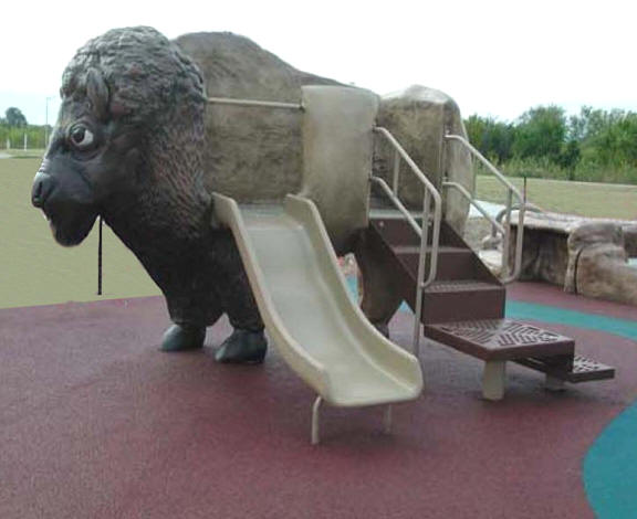 theme playground bison