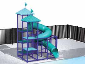 water slide