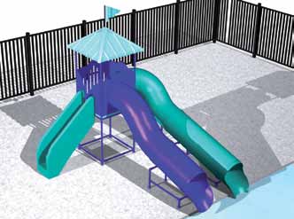 water slide